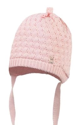 Zdjęcie produktu Jamiks czapka bawełniana niemowlęca HADLEY kolor różowy bawełniana