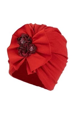 Zdjęcie produktu Jamiks czapka dziecięca ELINNOR kolor czerwony z cienkiej dzianiny