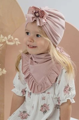 Zdjęcie produktu Jamiks czapka dziecięca ELINNOR kolor różowy z cienkiej dzianiny