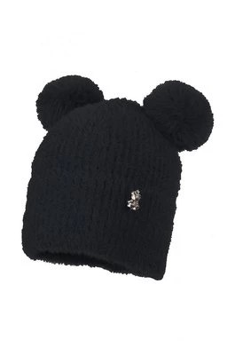 Zdjęcie produktu Jamiks czapka dziecięca kolor czarny z domieszką wełny