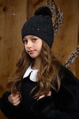 Zdjęcie produktu Jamiks czapka dziecięca NANI kolor czarny wełniana