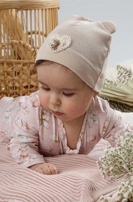 Zdjęcie produktu Jamiks czapka dziecięca SAMUI kolor różowy z cienkiej dzianiny