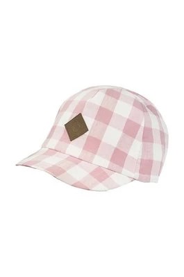 Zdjęcie produktu Jamiks czapka z daszkiem bawełniana dziecięca CORA kolor różowy wzorzysta