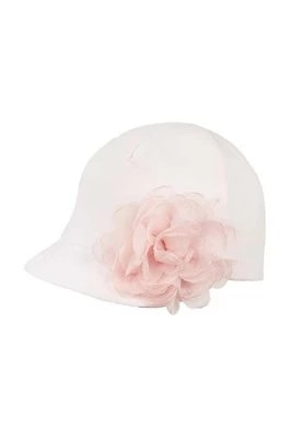 Zdjęcie produktu Jamiks czapka z daszkiem bawełniana dziecięca ROSALIE kolor różowy z aplikacją
