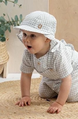 Zdjęcie produktu Jamiks czapka z daszkiem bawełniana dziecięca SVEND kolor biały wzorzysta