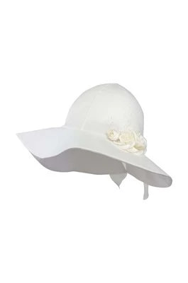 Zdjęcie produktu Jamiks kapelusz bawełniany dziecięcy KATRINE kolor biały bawełniany