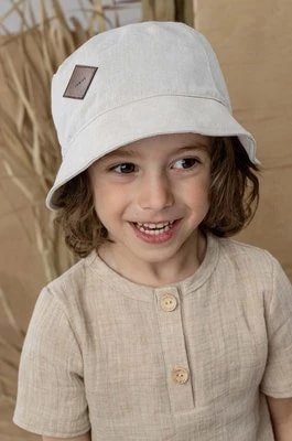 Zdjęcie produktu Jamiks kapelusz bawełniany dziecięcy SENAKI kolor beżowy bawełniany