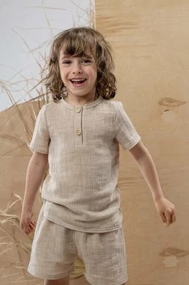 Zdjęcie produktu Jamiks szorty bawełniane dziecięce kolor beżowy