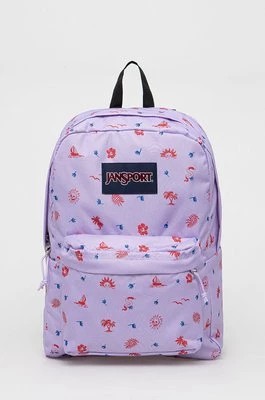 Zdjęcie produktu Jansport plecak kolor fioletowy duży wzorzysty