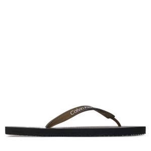 Zdjęcie produktu Japonki Calvin Klein Jeans Beach Sandal Glossy YM0YM00952 Black/Grey 0GM