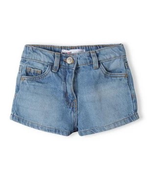 Zdjęcie produktu Jasnoniebieskie krótkie spodenki jeansowe niemowlęce Minoti