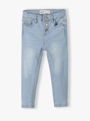 Zdjęcie produktu Jasnoniebieskie spodnie jeansowe skinny dla dziewczynki Minoti