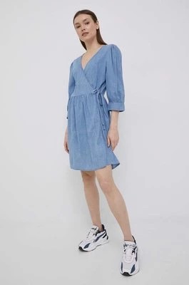 Zdjęcie produktu JDY sukienka jeansowa mini rozkloszowana