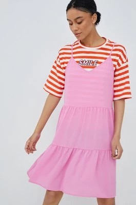 Zdjęcie produktu JDY sukienka kolor fioletowy mini rozkloszowana
