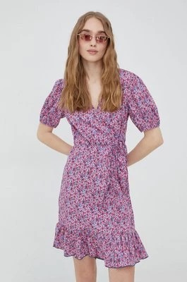 Zdjęcie produktu JDY sukienka kolor fioletowy mini rozkloszowana