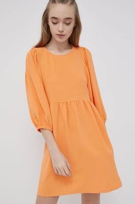 Zdjęcie produktu JDY sukienka kolor pomarańczowy mini rozkloszowana