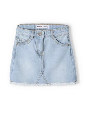 Zdjęcie produktu Jeansowa spódniczka krótka jasnoniebieska dla niemowlaka Minoti