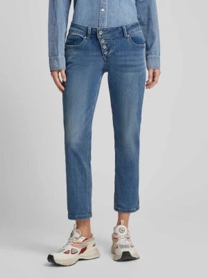Zdjęcie produktu Jeansy o kroju regular fit z asymetryczną listwą guzikową model ‘Malibu’ Buena Vista