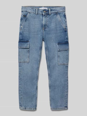 Zdjęcie produktu Jeansy o kroju regular fit z naszywką z logo model ‘ICONIC’ Calvin Klein Jeans