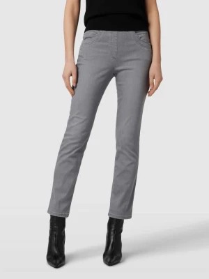 Zdjęcie produktu Jeansy o kroju slim fit z elastycznym pasem z logo model ‘Pamina Fun’ Raphaela By Brax