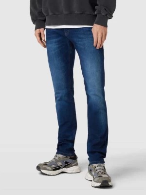 Zdjęcie produktu Jeansy o kroju slim fit z wyhaftowanym logo model ‘SCANTON’ Tommy Jeans