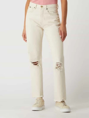 Zdjęcie produktu Jeansy o kroju straight fit z wysokim stanem z bawełny model ‘Celyn’ Pepe Jeans