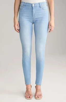 Zdjęcie produktu Jeansy o wąskim kroju w kolorze jasnoniebieskim z efektem sprania Joop