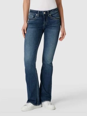 Zdjęcie produktu Jeansy z poszerzaną nogawką i 5 kieszeniami model ‘Suki’ Silver Jeans