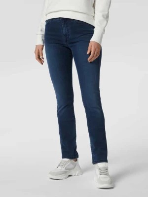 Zdjęcie produktu Jeansy z poszerzaną nogawką i szwami w kontrastowym kolorze model ‘CICI’ Angels