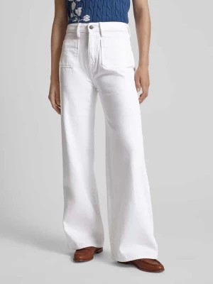 Zdjęcie produktu Jeansy z szeroką nogawką w jednolitym kolorze model ‘HIRS’ Lauren Ralph Lauren