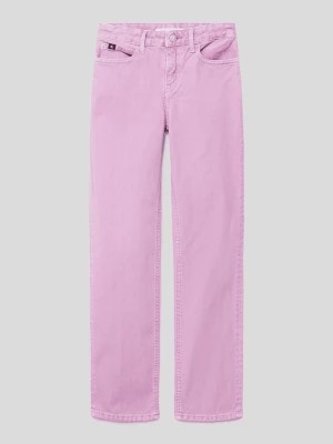 Zdjęcie produktu Jeansy z szeroką nogawką z bawełny model ‘IRIS ORCHID’ Calvin Klein Jeans