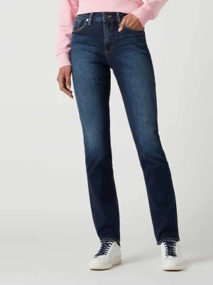 Zdjęcie produktu Jeansy z wysokim stanem o kroju curvy fit z dodatkiem streczu model ‘Avery’ Silver Jeans