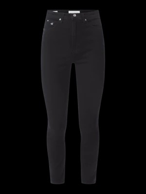 Zdjęcie produktu Jeansy z wysokim stanem o kroju super skinny fit z dodatkiem streczu Calvin Klein Jeans