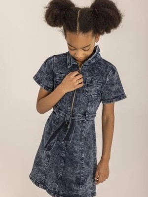 Zdjęcie produktu Jeasnowa sukienka dla dziewczynki z wiązaniem Minoti