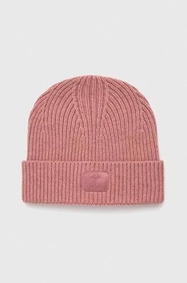 Zdjęcie produktu Joop! czapka wełniana kolor różowy wełniana