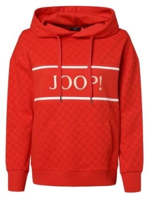Zdjęcie produktu JOOP! Damska bluza z kapturem Kobiety Bawełna czerwony wzorzysty,