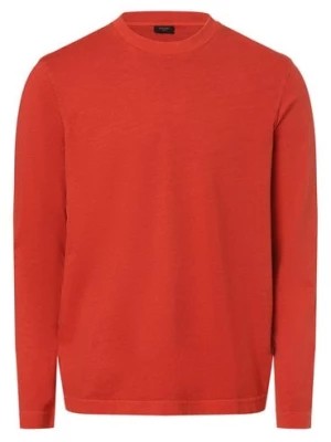 Zdjęcie produktu Joop Jeans Męska koszula z długim rękawem Mężczyźni Bawełna czerwony jednolity,