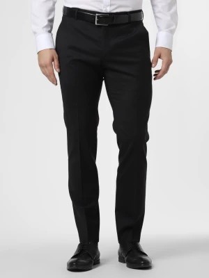 Zdjęcie produktu JOOP! Męskie spodnie od garnituru modułowego Mężczyźni Super Slim Fit Wełna czarny wypukły wzór tkaniny,
