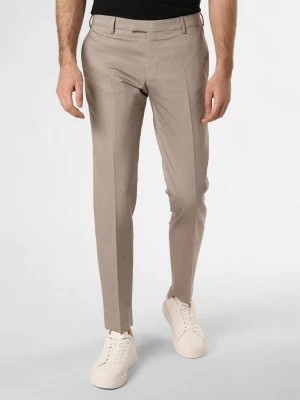 Zdjęcie produktu JOOP! Spodnie - Blayr Mężczyźni Slim Fit Wełna beżowy|brązowy jednolity,