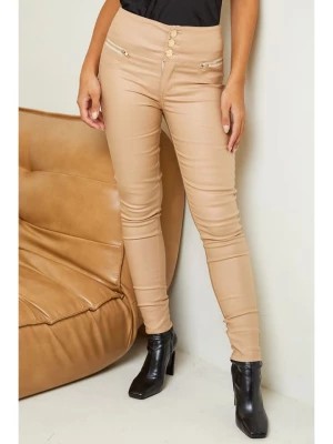 Zdjęcie produktu Joséfine Spodnie "Vinci" w kolorze beżowym rozmiar: 34