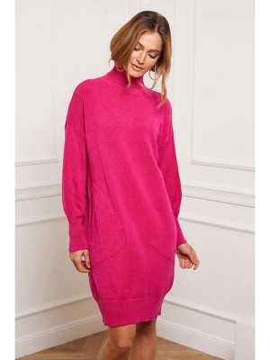 Zdjęcie produktu Joséfine Sukienka dzianinowa "Landreau" w kolorze różowym rozmiar: XL