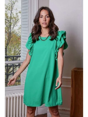 Zdjęcie produktu Joséfine Sukienka "Feggie" w kolorze zielonym rozmiar: L