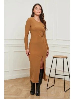 Zdjęcie produktu Joséfine Sukienka "Karen" w kolorze karmelowym rozmiar: M