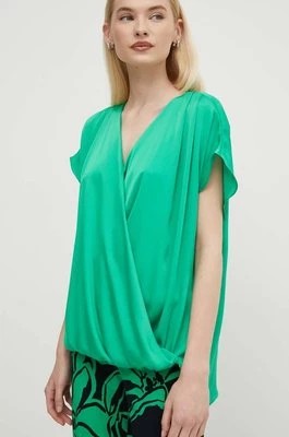 Zdjęcie produktu Joseph Ribkoff bluzka damska kolor zielony gładka 241278