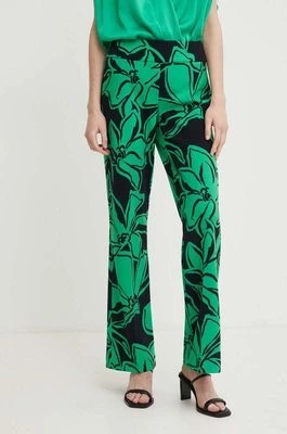 Zdjęcie produktu Joseph Ribkoff spodnie damskie kolor zielony proste medium waist 241254