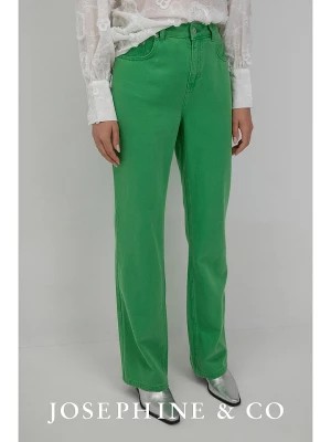 Zdjęcie produktu Josephine & Co Spodnie "Serge" w kolorze zielonym rozmiar: 42