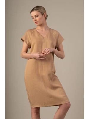 Zdjęcie produktu Josephine & Co Sukienka "Lavendel" w kolorze jasnobrązowym rozmiar: 36