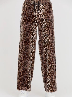 Zdjęcie produktu JUICY COUTURE Spodnie dresowe Bexley Leopard Velour Track Pants