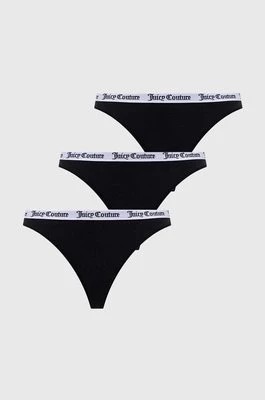 Zdjęcie produktu Juicy Couture stringi 3-pack kolor czarny
