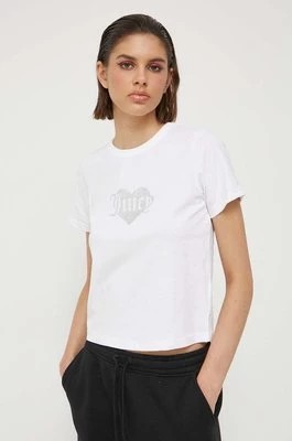 Zdjęcie produktu Juicy Couture t-shirt bawełniany kolor biały